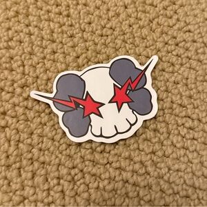 KAWS x BAPE 2.25 in. x 2 in. sticker - KAWS!